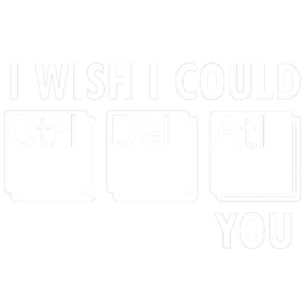 I Wish I Could Ctrl Atl Del You