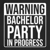 Warning Bachelor Party In Progress